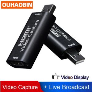 Portable Micro 4k Video Capture Hdmi Card Video Capture Card 1080p 2.0/3.0 Hd Recorder Game Live Streaming Record Box Recorder