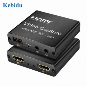 4K Video Capture Card for Live Streaming HDMI-compatible To USB 2.0 Video Capture Board Game Record Broadcast HD 1080P