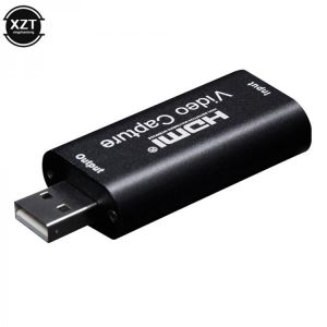 New 30HZ Video Capture Card USB 2.0  Video Grabber Record Box for PS4 Game DVD Camcorder HD Camera Recording Live Streaming