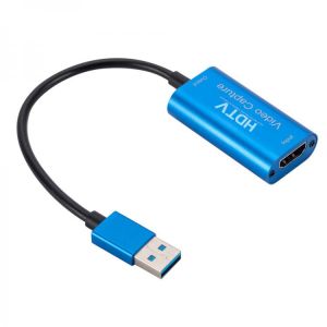 4K Video Capture Card USB 3.0 HDMI-Compatible Video Grabber Record Box for PS4 Game DVD Camcorder Recording Live Streaming