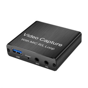 1pcs Compatible with HDMI HD Video Capture Card USB Capture Card Live Broadcast Device Live Recording Box 4K Capture Card