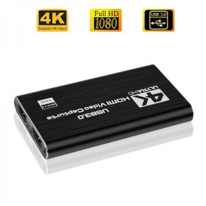 USB 4K 60Hz Video Capture Card HDMI-Compatible 1080P for Game Recording Plate Live Streaming Box USB 3.0 Grabber for PS4 Camera