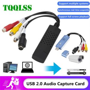 USB 2.0 to RCA cable adapter converter Audio Video Capture Card Adapter PC CableS For TV DVD VHS capture device Drop shipping