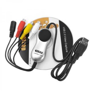 Video Card Capture Converter USB2.0 for Windows 7 8 10 from VHS, Hi8, V8, Camcorder, Cassette to Digital with edit software