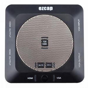 EZCAP289 New 1080P HD Video Lessons Lecture Capture/Recorder Card  HDMI/VGA Input Output Video Conference Recorder Built in Mic