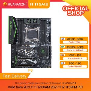 HUANANZHI X99 F8 X99 Motherboard Intel XEON E5 LGA2011-3 All Series DDR4 RECC NON-ECC memory NVME USB3.0 ATX Server workstation