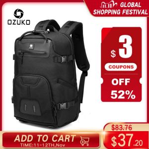 OZUKO Anti-theft Men Backpack 15.6 inch Laptop Backpacks Male USB Charging Casual Travel Bag Quality Waterproof Backpack Mochila