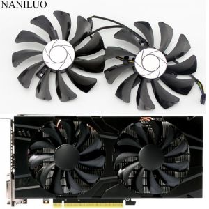 2pcs/set P106 GTX 1060 GPU VGA cooler For MSI GeForce GTX1060 GTX-1060-6GT-OC INNO3D GTX 1060 6GB video Graphics Card cooling