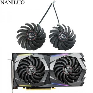 2Pcs/Lot PLD09210S12HH GPU Card Cooler Fan For MSI GeForce GTX 1650 Super 1660 1660Ti GAMING X Graphics Card Fan