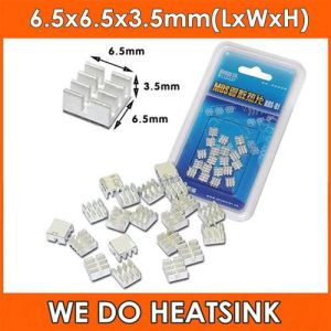 20pcs/Pack Ram MOS Aluminum RHS-01 Heat Sink 6.5x6.5x3.5mm For Heatsink Radiator Chipset Memory Cooler