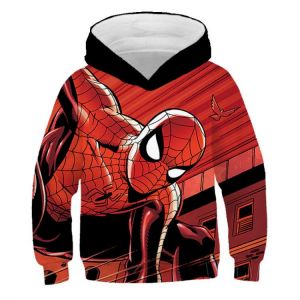 Super-Hero Hulk- Spidermαn Hoodie Girl Baby Boys Clothes Cartoon Kids Sweatshirt Hoodies Girls Children 4-14 Years Clothing