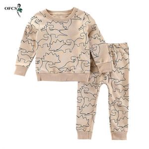 Top Sellers 2-7 Years Old Children's Clothing Cotton Suit Spring & Fall New Boys & Girls Fashion Feece Sportswear+Pan