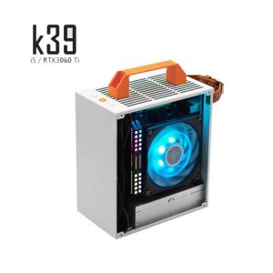 K39 Case HTPC PC ITX MINI Safe Cabinet  SPCC Computer Frame For 2070 3060TI i5 11500 i7 8700 With Flex PSU 500-550W Power Supply