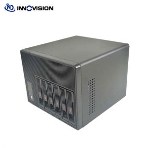 2020 New high quality 6bays NAS storage case hot swap server chassis with 6gb sata backplane