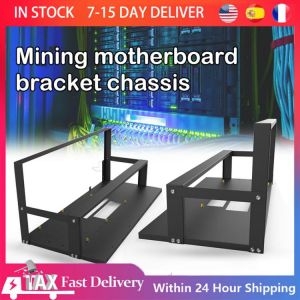 Mining Case Rack Motherboard Bracket Open Mining Rig Frame ETH/ETC/ZEC Ether for 8 GPU Graphics Card Rack Bitcoin Miner Farm