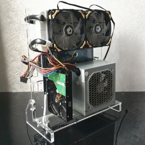Vertical Acrylic Computer Gaming Case Support ATX MATX ITX Flex μATX DIY Water Cooled Open Transparent Desktop Chassis Bracket