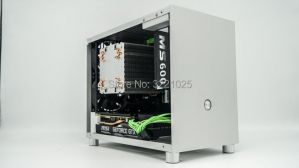 all aluminum HTPC ITX small chassis game computer case support Graphics card RTX2070 i7 8700 PK77 K77