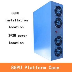 For HM65 Motherboard 8 GPU server case 4U  mining frame rig house platform machine for  847u motherboard ETH BTC mining case