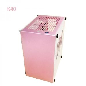 all in one place חומרה K40 All-Aluminum A4 Mini Case Pink Independent Graphics Card RTX3060 R7 5700x HTPC Ultra-Small Chassis