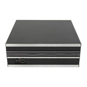 Small Computer Case Support ITX Motherboard Industrial Control Wall-mounted Gray Server Chassis