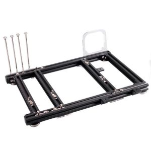 DIY PC Case Computer Open Frame 20x20 Aluminum Alloy M-ATX Computer Case Overclocking Test Platform Heat Dissipation