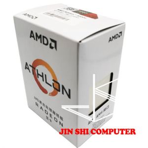 AMD Athlon 3000G  3000G 3.5 GHz Dual-Core Quad-Thread CPU Processor YD3000C6M2OFH Socket AM4 New and come with the cooler