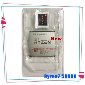 NEW AMD Ryzen 7 5800X R7 5800X 3.8 GHz Eight-Core sixteen-Thread 105W CPU Processor L3=32M 100-000000063 Socket AM4 no fan