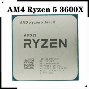 AMD Ryzen 5 3600X R5 3600X 3.8 GHz Six-Core Twelve-Thread CPU Processor 7NM 95W L3=32M 100-000000022 Socket AM4