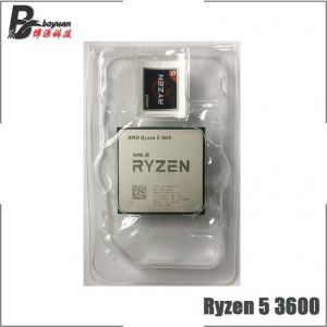 AMD Ryzen 5 3600 R5 3600 3.6 GHz Six-Core Twelve-Thread CPU Processor 7NM 65W L3=32M  100-000000031 Socket AM4 new but no fan
