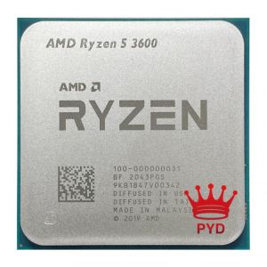 AMD Ryzen 5 3600 R5 3600 3.6 GHz Six-Core Twelve-Thread CPU Processor 7NM 65W L3=32M 100-000000031 Socket AM4