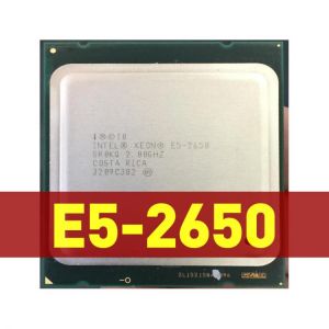 Intel Xeon E5-2650 E5 2650 2.0 GHz Eight-Core Sixteen-Thread CPU Processor 20M 95W LGA 2011
