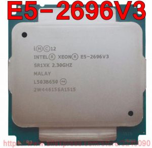 Intel Xeon CPU E5-2696V3 SR1XK 2.3GHz 18-Cores 45M LGA2011-3 E5-2696 V3 processor E5 2696V3 free shipping E5 2696 V3