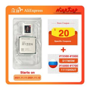 AMD Ryzen 5 5600G R5 5600G 3.9GHz Six-Core Twelve-Thread 65W CPU Processor L3=16M 100-000000252 Socket AM4 new but no fan