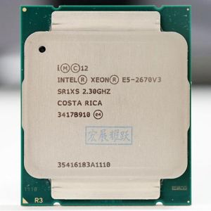Intel Xeon Processor E5 2670 V3  CPU 2.3G Serve LGA 2011-3  E5-2670 V3 2670V3 PC Desktop processor CPU For X99 motherboard