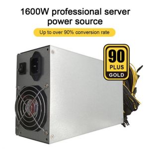 1600W 180-240V ETH Mining Machine Power Supply 10 X 6pin 95% Efficiency Support Multi-GPU For Bitcoin Mining Device