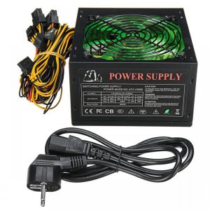 800W 220V PC Power Supply 12cm LED silent Fan with Intelligent temperature control Intel AMD ATX 12V for Desktop computer
