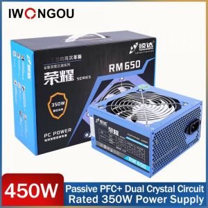 IWONGOU Power Supply for PC Gaming  ATX 500W PSU For Intel AMD with 12cm Cooling Fan COMPUT Computer Power Supply Source