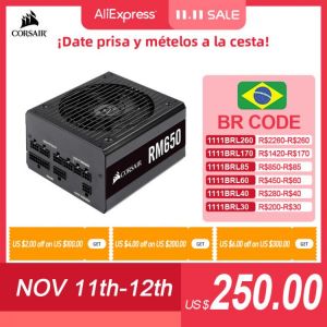 Corsair RM Series, RM650, 650 Watt, 80+ Gold Certified, Fully Modular Power Supply, Modern Standby