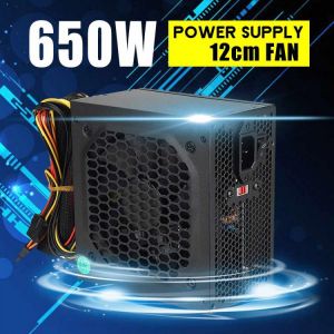 MAX 650W PSU ATX 12V Gaming PC Power Supply 24Pin / PCI /SATA /ATX 700 Walt 12CM Fan New Computer Power Supply For BTC