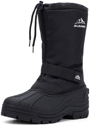 ALEADER Men's Insulated Waterproof Winter Snow Boots