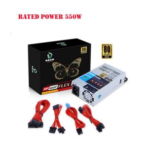 Flex PC PSU 650W Small 1U Power Supply Rated Power 550W Full Module 80plus Gold For K39 A4 S3 G5 ITX Mini Case Black PSU