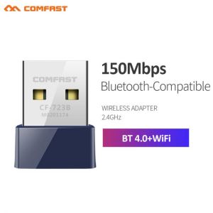 Mini USB 150Mbps Network card WiFi Bluetooth-compatible Adapter Network Card BT 4.0 Dongle PC Data Receiver & Transmission