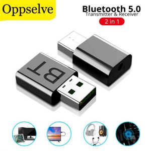 3.5mm Jack AUX Bluetooth 5.0 Receiver Adapter Car Kit Music Stereo USB Audio Amplifier Auto Bluetooth Speaker for Car Radio MP3