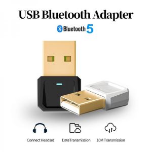 Kebidumei Bluetooth 5.0 USB Dongle Adapter for PC Computer Speaker Wireless Mouse Bluetooth Music Audio Receiver