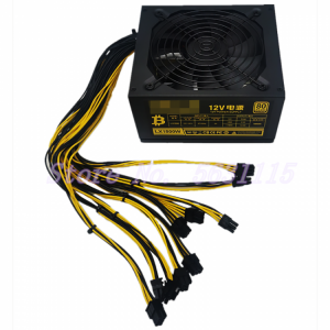 100% Working Desktop Mining Power Supply For JULONGFENGBAO LX1800 1800W ,Fully Tested.