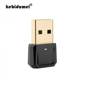 kebidumei USB Bluetooth Dongle Adapter 5.0 Bluetooth Music Audio Receiver Transmitter for PC Computer Speaker Wireless Mouse