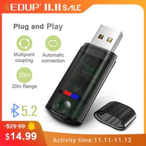 EDUP Bluetooth 5.2 Wireless USB Bluetooth Gaming Audio Transmitter Long Range Adapter With Low Latency For Xbox/PS4/PS5/PC