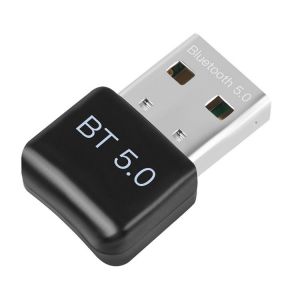 ALLOYSEED Wireless USB 2.0 BT 5.0 Dongle Adapter Bluetooth-compatible Audio Receiver Transmitter for PC Computer Laptop Speaker