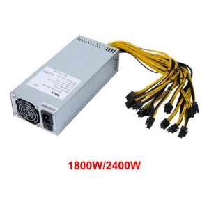 2U 1800W 180-240V PC Power Supply Active PFC Silent Gaming Desktop Computer Power Supply Adapter