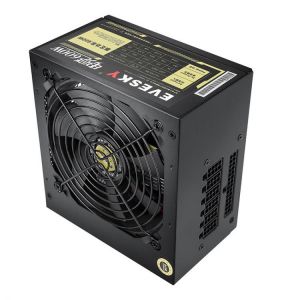 EVESKY 600W Gaming Power Supply Rated 600W 12CM Fan Silent Intelligent Temperature Control Desktop Computer Host Power Supply